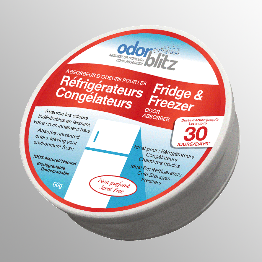 Absorbeur d'odeurs 2 en 1 réfrigérateur Wpro DEO213